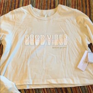 NWT - Spiritual Gangster Good Vibes Top